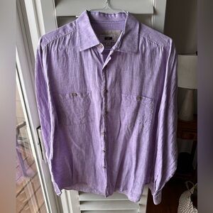 Joseph Abboud Lavender Button Down Shirt